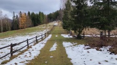 Güzel kış manzarası