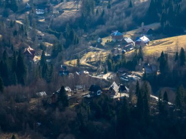 Dağların güzel manzarası