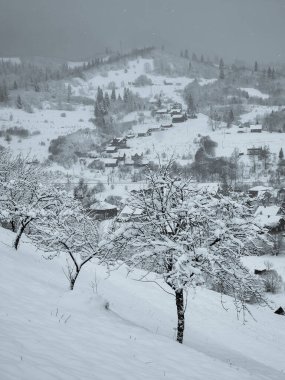 Dağların güzel manzarası