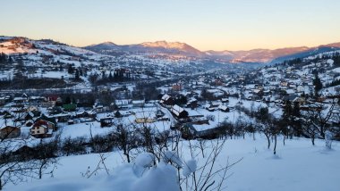 İsviçre Alpleri 'nin manzarası