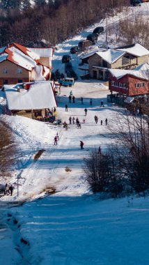 Eski şehrin manzarası.