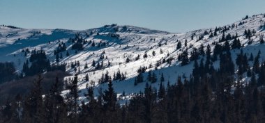 Güzel dağ manzarası. Doğa, seyahat