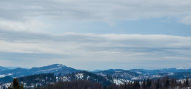 Karpat dağ manzarası