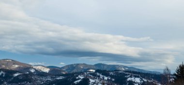 Dağların güzel manzarası