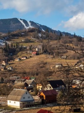 Dağların güzel manzarası
