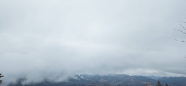 Dağların güzel manzarası