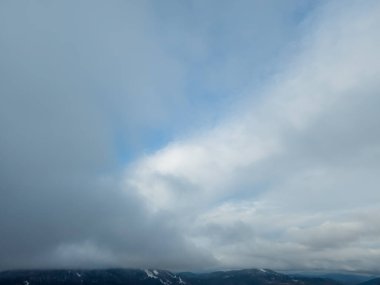 Karpatlar 'daki güzel dağ manzarası