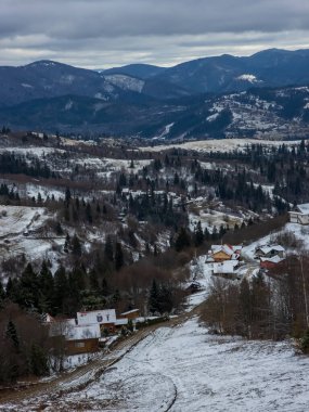 Kış manzara görünümünü