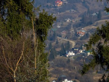 Dağların güzel manzarası