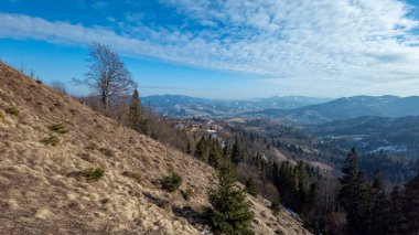 Karpat Dağları 'nın güzel manzarası