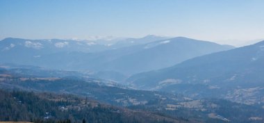 dağ manzarası içinde Karpatlar, Ukrayna.