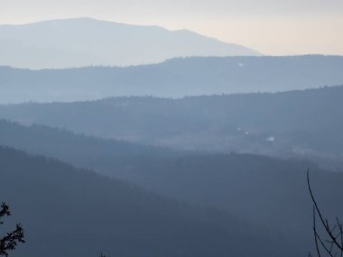 Dağların güzel manzarası