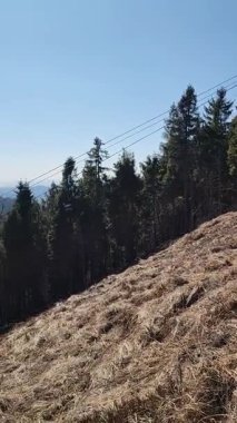 Dağların güzel manzarası