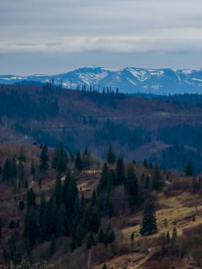 Dağların güzel manzarası