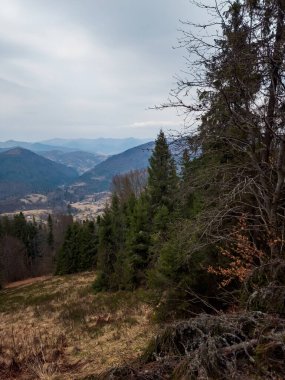 Dağların güzel manzarası
