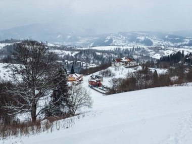 Dağların güzel manzarası