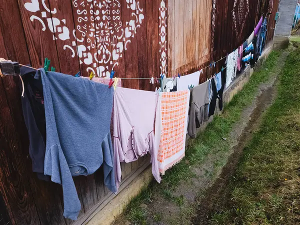 Köydeki köyde çamaşırhane.