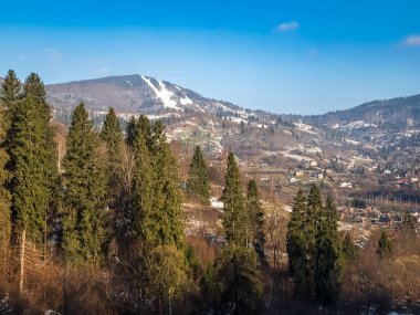 Dağların güzel manzarası