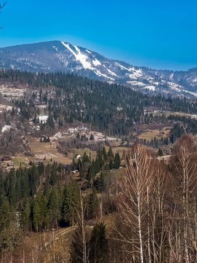 Dağların güzel manzarası