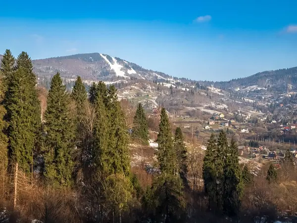 Dağların güzel manzarası