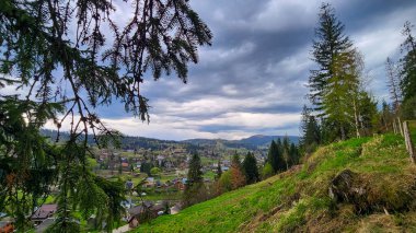 Dağların güzel manzarası