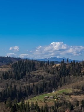 Çekoslovakya Cumhuriyeti 'nin güzel bahar manzarası