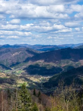 Dağların güzel manzarası