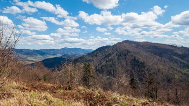Dağların güzel manzarası