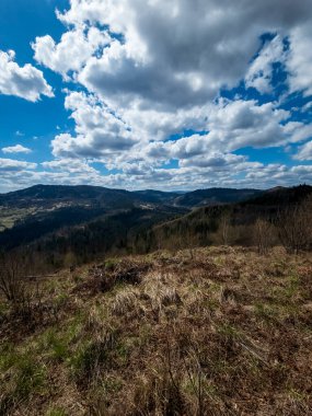 Dağların güzel manzarası