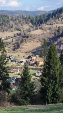 Karpat Dağlarının güzel manzarası