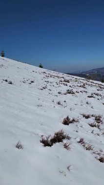 Çek dağlarda kış