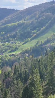 Dağların güzel manzarası