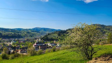 Dağların güzel manzarası