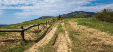 Dağların güzel manzarası