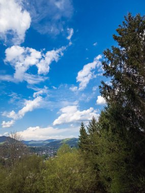 Dağların güzel manzarası