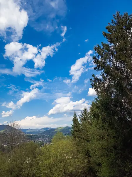 Dağların güzel manzarası