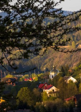 Dağların güzel manzarası