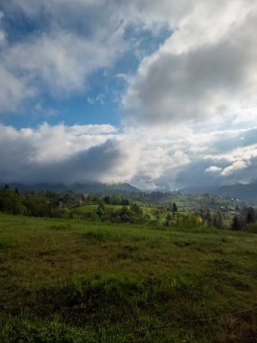 Ukraynalı Karpat Dağları'nın peyzaj