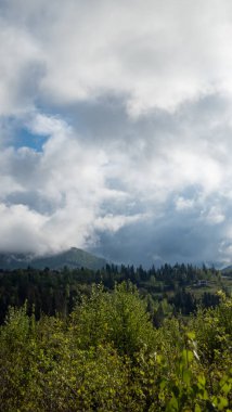 Dağların güzel manzarası
