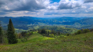 Karpatların güzel manzarası.