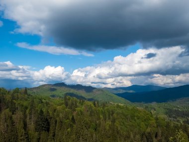 Karpat Dağlarının güzel manzarası