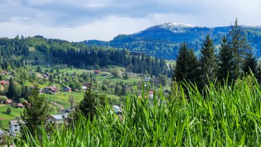 Dağların güzel manzarası