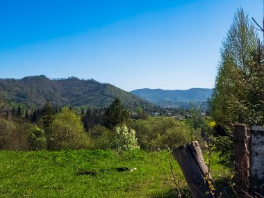 Karpatların güzel manzarası.