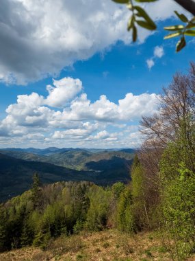 Dağların güzel manzarası