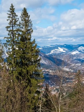 Eski şehrin manzarası.