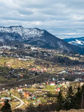Dağların güzel manzarası