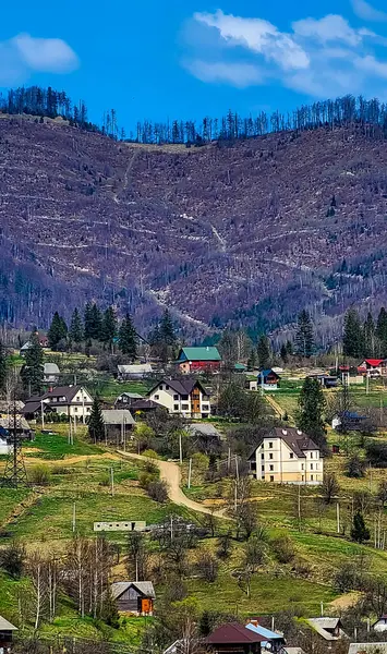 Dağların güzel manzarası