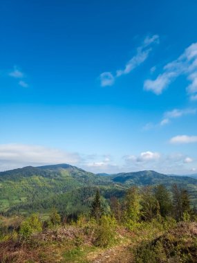 Dağların güzel manzarası