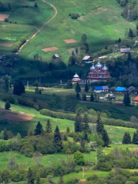 Dağların güzel manzarası