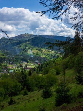 Büyük Karpatlar 'ın dağ sırası.